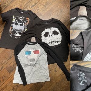 Nightmare before Christmas boys shirt bundle size 7/8 M